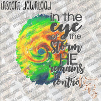 In the Eye of the Storm INSTANT DOWNLOAD print file PNG