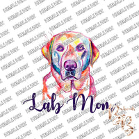 Lab Mom SUBLIMATION Transfer READY to PRESS