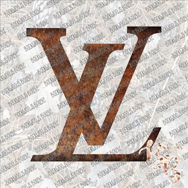 LV Distressed Logo SUBLIMATION Transfer READY to PRESS – BB Digital Prints  and Boutique