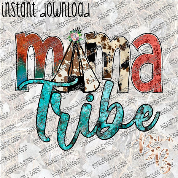 Mama Tribe INSTANT DOWNLOAD print file PNG
