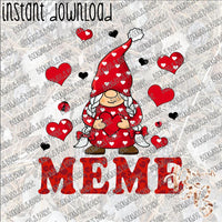 Meme Gnome INSTANT DOWNLOAD print file PNG