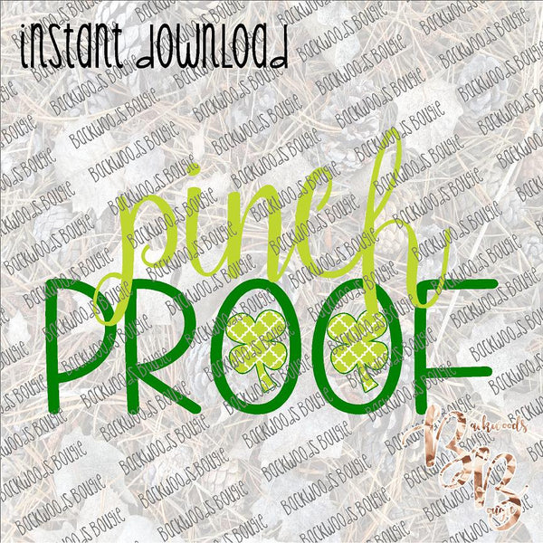 Pinch Proof INSTANT DOWNLOAD print file PNG