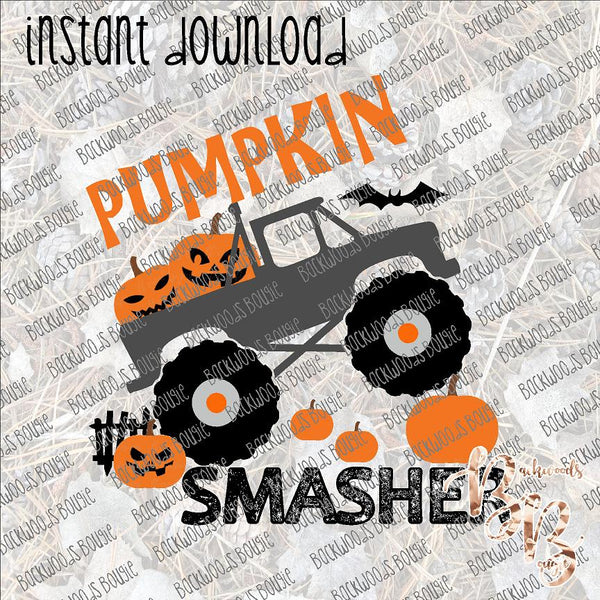 Pumpkin Smasher INSTANT DOWNLOAD print file PNG