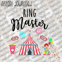 Ring Master INSTANT DOWNLOAD print file PNG