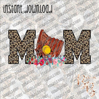 Softball Mom 2 INSTANT DOWNLOAD print file PNG