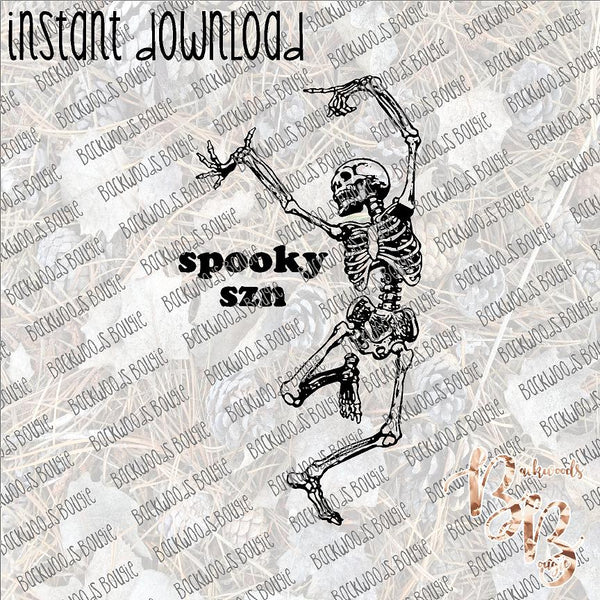 Spooky Szn INSTANT DOWNLOAD print file PNG