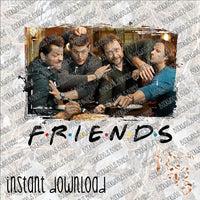 Supernatural Friends INSTANT DOWNLOAD print file PNG