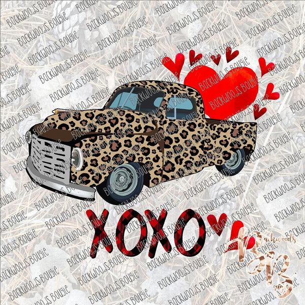 XOXO Truck SUBLIMATION Transfer READY to PRESS